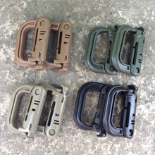 Load image into Gallery viewer, Outdoor Camping Equipment EDC Gear Muti Tool Tac Link Keychain Snap Hook D-Ring Buckle Carabiner Clasp Clip Hiking Accessories

