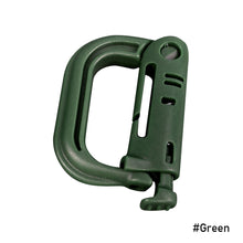 Load image into Gallery viewer, Outdoor Camping Equipment EDC Gear Muti Tool Tac Link Keychain Snap Hook D-Ring Buckle Carabiner Clasp Clip Hiking Accessories
