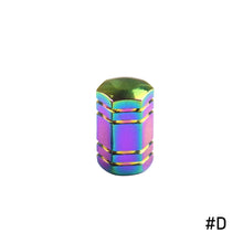 Load image into Gallery viewer, Multicolor Aluminum Alloy Car Wheel Tire Valve Caps Tyre Rim Stem Covers Airdust Waterproof For Automobiles Motorcycles Bikes
