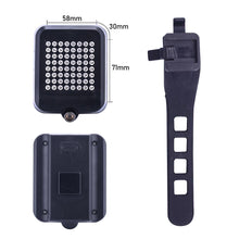 Load image into Gallery viewer, Smart Bike Light Fully Automatic Cycling Turning Signal Taillight USB Bicycle Rechargeable Rear Light LED Warning Lamp
