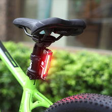 Load image into Gallery viewer, 3 Color Helmet Light LED 5 Modes Headlight USB Bike Lamp Tail Lights Flashlight Bike Rear Light For Running Cycling Camping

