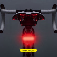 Load image into Gallery viewer, Rechargeable Bicycle Lamp LED Rear Tail Warning Light USB Waterproof Lights Cycle Bike Taillight Safety Lamp With Bracket
