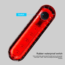 Load image into Gallery viewer, Rechargeable Bicycle Lamp LED Rear Tail Warning Light USB Waterproof Lights Cycle Bike Taillight Safety Lamp With Bracket
