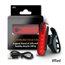 Load image into Gallery viewer, Rechargeable Bicycle Lamp LED Rear Tail Warning Light USB Waterproof Lights Cycle Bike Taillight Safety Lamp With Bracket
