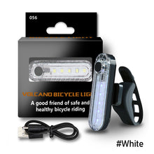 Load image into Gallery viewer, Rechargeable Bicycle Lamp LED Rear Tail Warning Light USB Waterproof Lights Cycle Bike Taillight Safety Lamp With Bracket
