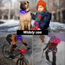 Load image into Gallery viewer, Bicycle Rear Light Waterproof USB Rechargeable LED Safety Warning Lamp Bike Flashing Accessories Cycling Taillight
