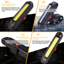 Load image into Gallery viewer, Bicycle Rear Light Waterproof USB Rechargeable LED Safety Warning Lamp Bike Flashing Accessories Cycling Taillight
