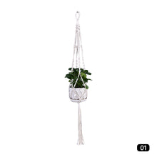 Load image into Gallery viewer, Hanging Handmade Macrame Plant Hanger Flower Pot Planter Hanger For Wall Decoration Countyard Garden Hanging Basket
