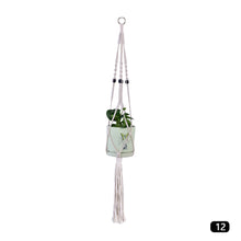 Load image into Gallery viewer, Hanging Handmade Macrame Plant Hanger Flower Pot Planter Hanger For Wall Decoration Countyard Garden Hanging Basket
