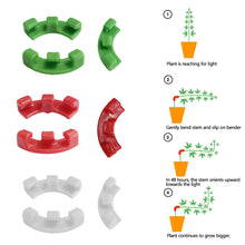 Load image into Gallery viewer, 10Pcs 90 Degree Plant Bender Plant Clips Plant Support Guides For Plants Clips For Plants Control Growth Curved Planting Fixing Clip
