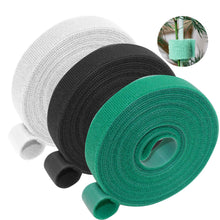 Load image into Gallery viewer, 3M/Roll Green Nylon Plant Ties Garden Twine Plant Ties Nylon Plant Bandage Garden Hook Loop Bamboo Cane Wrap Support Accessories
