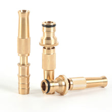 Load image into Gallery viewer, Spray Nozzle Water Gun Brass High Pressure Direct Spray Quick Hose Connector Home Faucet Adapters Water Tap Adapter Garden Sprinkler
