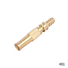Load image into Gallery viewer, Spray Nozzle Water Gun Brass High Pressure Direct Spray Quick Hose Connector Home Faucet Adapters Water Tap Adapter Garden Sprinkler
