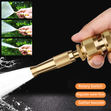 Load image into Gallery viewer, Spray Nozzle Water Gun Brass High Pressure Direct Spray Quick Hose Connector Home Faucet Adapters Water Tap Adapter Garden Sprinkler
