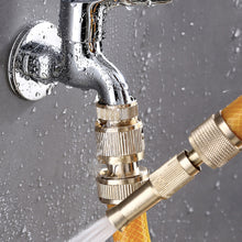 Load image into Gallery viewer, Spray Nozzle Water Gun Brass High Pressure Direct Spray Quick Hose Connector Home Faucet Adapters Water Tap Adapter Garden Sprinkler
