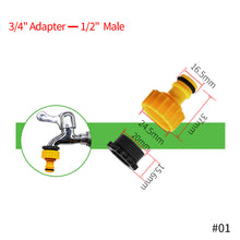 Load image into Gallery viewer, 1/2'' 3/4'' 5/8'' 1'' Gardening Accessories Outdoor Car Garden Hose Adapter Quick Connect Repair Tubing Connector Tap Connection Tube Fittings
