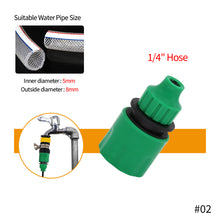 Load image into Gallery viewer, 1/2'' 3/4'' 5/8'' 1'' Gardening Accessories Outdoor Car Garden Hose Adapter Quick Connect Repair Tubing Connector Tap Connection Tube Fittings

