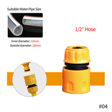 Load image into Gallery viewer, 1/2'' 3/4'' 5/8'' 1'' Gardening Accessories Outdoor Car Garden Hose Adapter Quick Connect Repair Tubing Connector Tap Connection Tube Fittings
