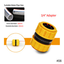 Load image into Gallery viewer, 1/2'' 3/4'' 5/8'' 1'' Gardening Accessories Outdoor Car Garden Hose Adapter Quick Connect Repair Tubing Connector Tap Connection Tube Fittings
