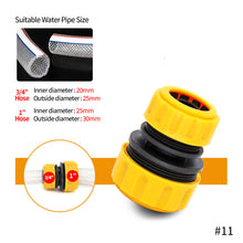 Load image into Gallery viewer, 1/2'' 3/4'' 5/8'' 1'' Gardening Accessories Outdoor Car Garden Hose Adapter Quick Connect Repair Tubing Connector Tap Connection Tube Fittings
