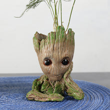 Load image into Gallery viewer, Baby Groot Cute Flower Pot Succulent Flowerpots Wholesale Plastic Figurines Decoration Pen Holder Toys Home Ornaments Garden

