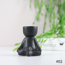 Load image into Gallery viewer, Creative Humanoid Ceramic Flower Pot Vase Plant Pot Ceramic Crafts Fleshy Flower Vase Home Decoration
