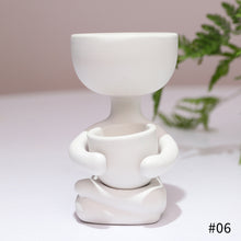 Load image into Gallery viewer, Creative Humanoid Ceramic Flower Pot Vase Plant Pot Ceramic Crafts Fleshy Flower Vase Home Decoration

