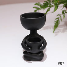 Load image into Gallery viewer, Creative Humanoid Ceramic Flower Pot Vase Plant Pot Ceramic Crafts Fleshy Flower Vase Home Decoration
