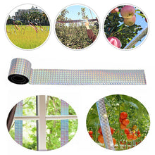 Load image into Gallery viewer, 50m/80m Anti Bird Tape Flashing Reflective Audible Bird Repellent Scare Tape Pigeons Crow Keep Away Double-sided Bird Repeller Ribbon
