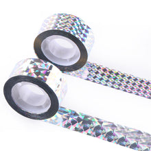 Load image into Gallery viewer, 50m/80m Anti Bird Tape Flashing Reflective Audible Bird Repellent Scare Tape Pigeons Crow Keep Away Double-sided Bird Repeller Ribbon
