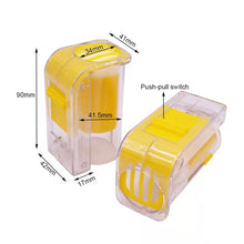 Load image into Gallery viewer, 1PC Bee Queen Marker Bottle Bee Mark Cage Plastic One Handed Marking Catcher With Plunger Plush Garden Beekeeping Supplies
