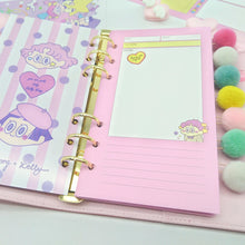 Load image into Gallery viewer, 45 Sheets Cute Cartoon A6 Notebook Paper Refill Spiral Binder Index Inside Pages Daily Diary Papers
