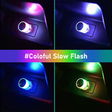 Load image into Gallery viewer, Mini USB Car LED Atmosphere Lights Decorative Lamp For Party Ambient Modeling Automotive Portable Plug Play Auto Interior Lights

