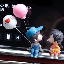 Load image into Gallery viewer, Cartoon Couples Action Figurines Car Interior Decoration Ornaments Anime Auto Interior Center Console Dashboard Decoration
