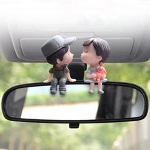 Load image into Gallery viewer, Cartoon Couples Action Figurines Car Interior Decoration Ornaments Anime Auto Interior Center Console Dashboard Decoration
