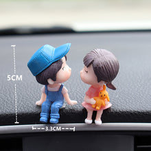 Load image into Gallery viewer, Cartoon Couples Action Figurines Car Interior Decoration Ornaments Anime Auto Interior Center Console Dashboard Decoration
