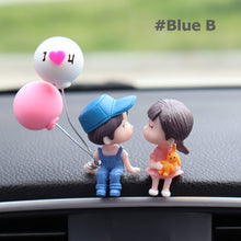 Load image into Gallery viewer, Cartoon Couples Action Figurines Car Interior Decoration Ornaments Anime Auto Interior Center Console Dashboard Decoration
