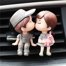 Load image into Gallery viewer, Cute Cartoon Couples Car Air Vent Freshener Perfume Clip Aromas Diffuser Air Conditioning Perfume Clip Flavoring Car Decoration
