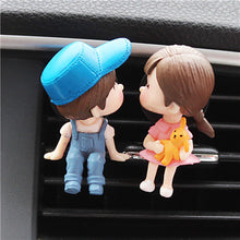 Load image into Gallery viewer, Cute Cartoon Couples Car Air Vent Freshener Perfume Clip Aromas Diffuser Air Conditioning Perfume Clip Flavoring Car Decoration
