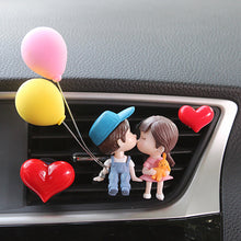 Load image into Gallery viewer, Cute Cartoon Couples Car Air Vent Freshener Perfume Clip Aromas Diffuser Air Conditioning Perfume Clip Flavoring Car Decoration
