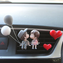 Load image into Gallery viewer, Cute Cartoon Couples Car Air Vent Freshener Perfume Clip Aromas Diffuser Air Conditioning Perfume Clip Flavoring Car Decoration
