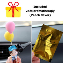 Load image into Gallery viewer, Cute Cartoon Couples Car Air Vent Freshener Perfume Clip Aromas Diffuser Air Conditioning Perfume Clip Flavoring Car Decoration
