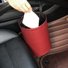 Load image into Gallery viewer, Double-layer Car Storage Basket Interior Rubbish Container For Waste Organizer Holder Waterproof Garbage Can Trash Bin Folding
