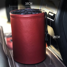 Load image into Gallery viewer, Double-layer Car Storage Basket Interior Rubbish Container For Waste Organizer Holder Waterproof Garbage Can Trash Bin Folding

