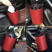 Load image into Gallery viewer, Double-layer Car Storage Basket Interior Rubbish Container For Waste Organizer Holder Waterproof Garbage Can Trash Bin Folding
