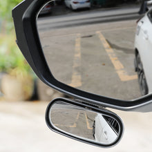 Load image into Gallery viewer, 360° Universal Adjustable Car Mirror Wide Angle Side Rear Mirrors Blind Spot Snap Way for Parking Auxiliary Rear View Mirror
