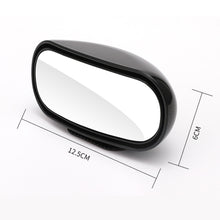 Load image into Gallery viewer, 360° Universal Adjustable Car Mirror Wide Angle Side Rear Mirrors Blind Spot Snap Way for Parking Auxiliary Rear View Mirror
