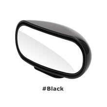 Load image into Gallery viewer, 360° Universal Adjustable Car Mirror Wide Angle Side Rear Mirrors Blind Spot Snap Way for Parking Auxiliary Rear View Mirror
