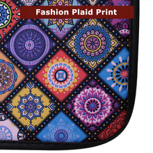 Load image into Gallery viewer, Ethnic Style Print PU Leather Car Armrest Mat Center Console Arm Rest Protection Cushion Auto Armrests Storage Box Cover Pad
