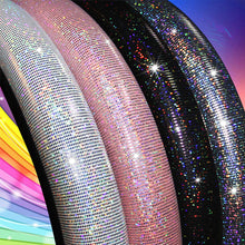 Load image into Gallery viewer, Diamond Rainbow Bling Bling Crystal Car Steering Wheel Cover PU Leather Auto Accessories Case Car Styling 14.5-15 Inch Vehicle
